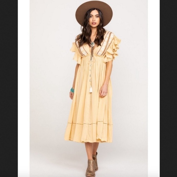 Free People Will Wait For You Midi Dress - Picture 5 of 15